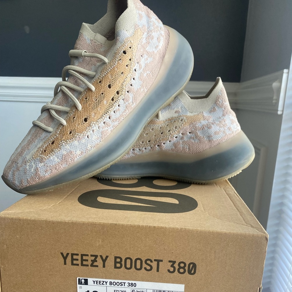 Yeezy Boost 380, Size 12, Peppers